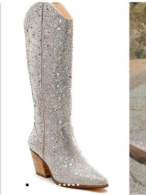 Matisse Nashville Western Boot Rhinestone Embellished Women's Knee-High Boot